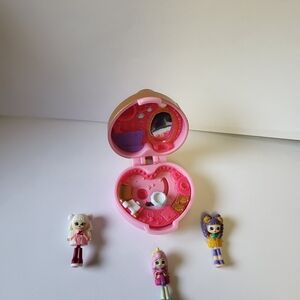 Shopkins Shoppies Lil' Secrets Locket Playset with Dolls, 3 Dolls Included